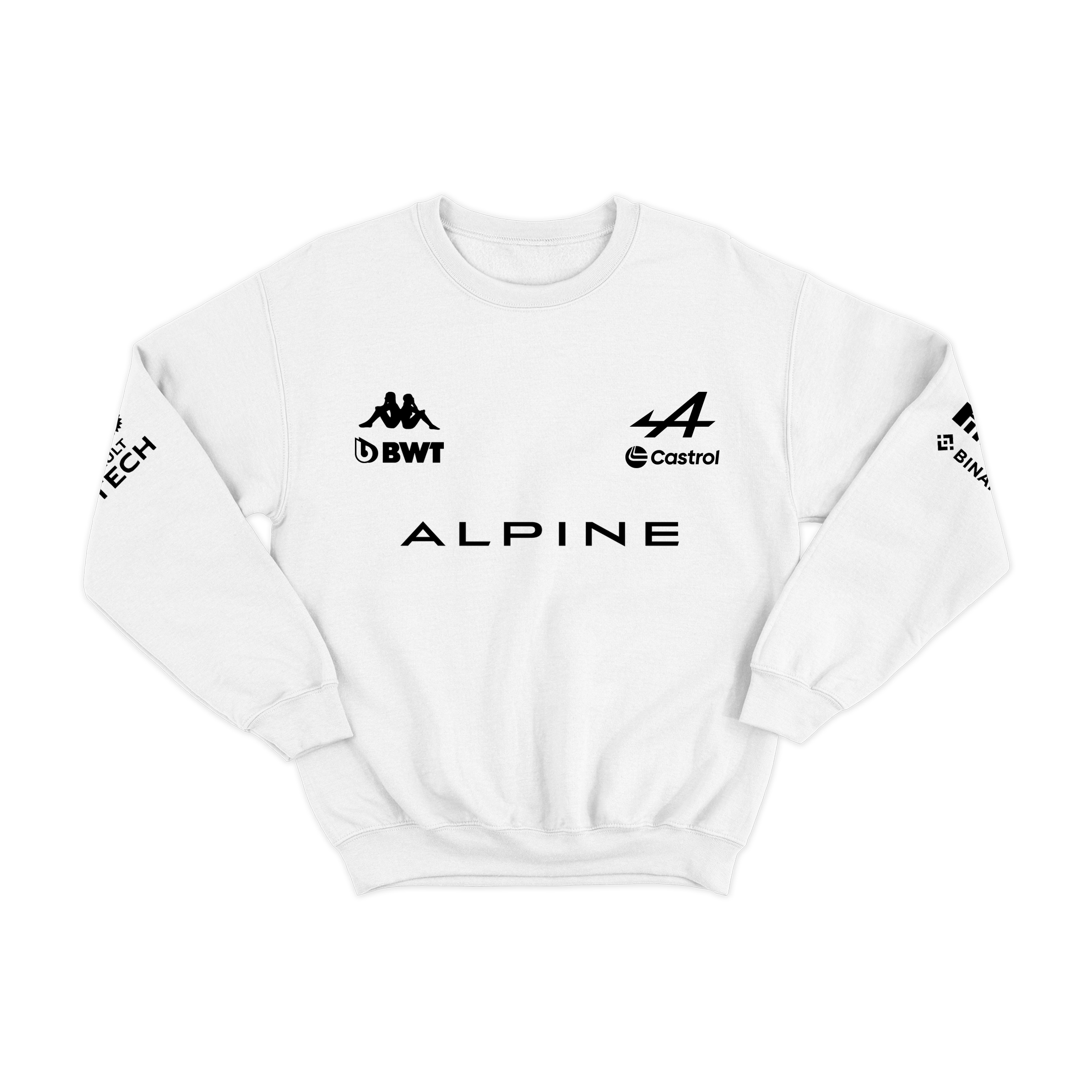 Moletom Alpine Branco 2024 Esteban Ocon