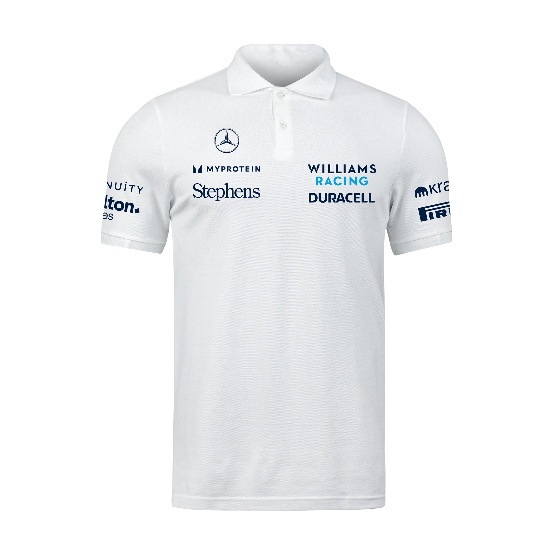 Camisa Polo Carlos Sainz Williams 2024 Branca