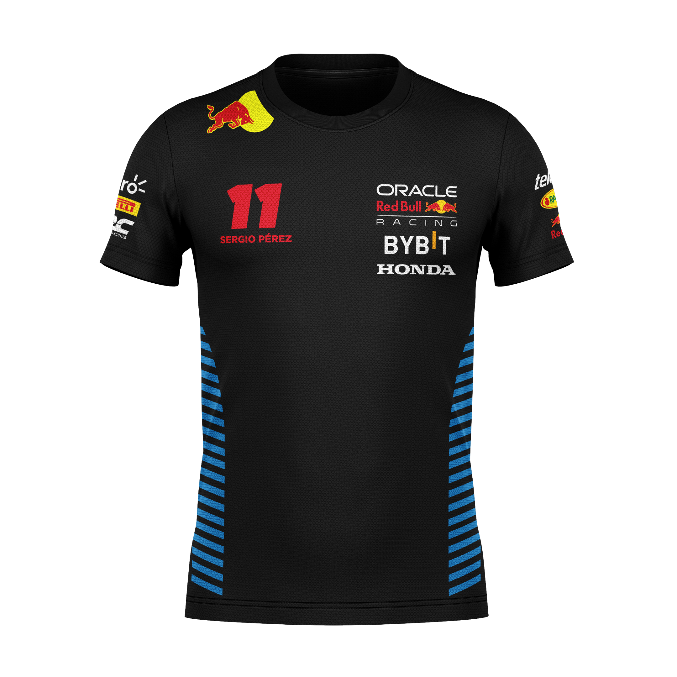 Camiseta DryFit Sergio Pérez Red Bull Racing 2024 Preta