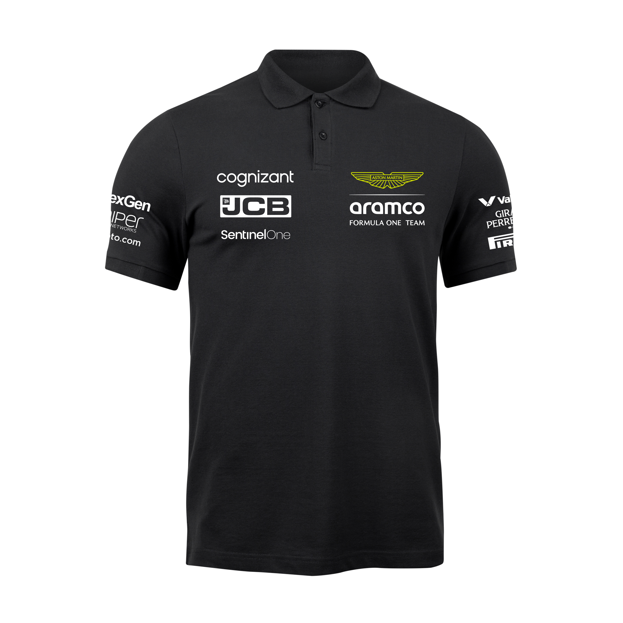 Camisa Polo Aston Martin 2024 Preta