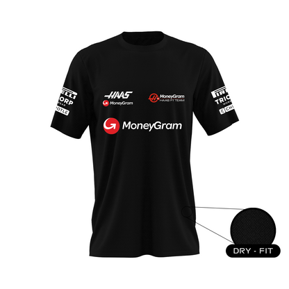Camiseta DryFit Haas F1 2023 Preta