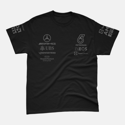 Camiseta Russell Mercedes AMG 2023 All Black