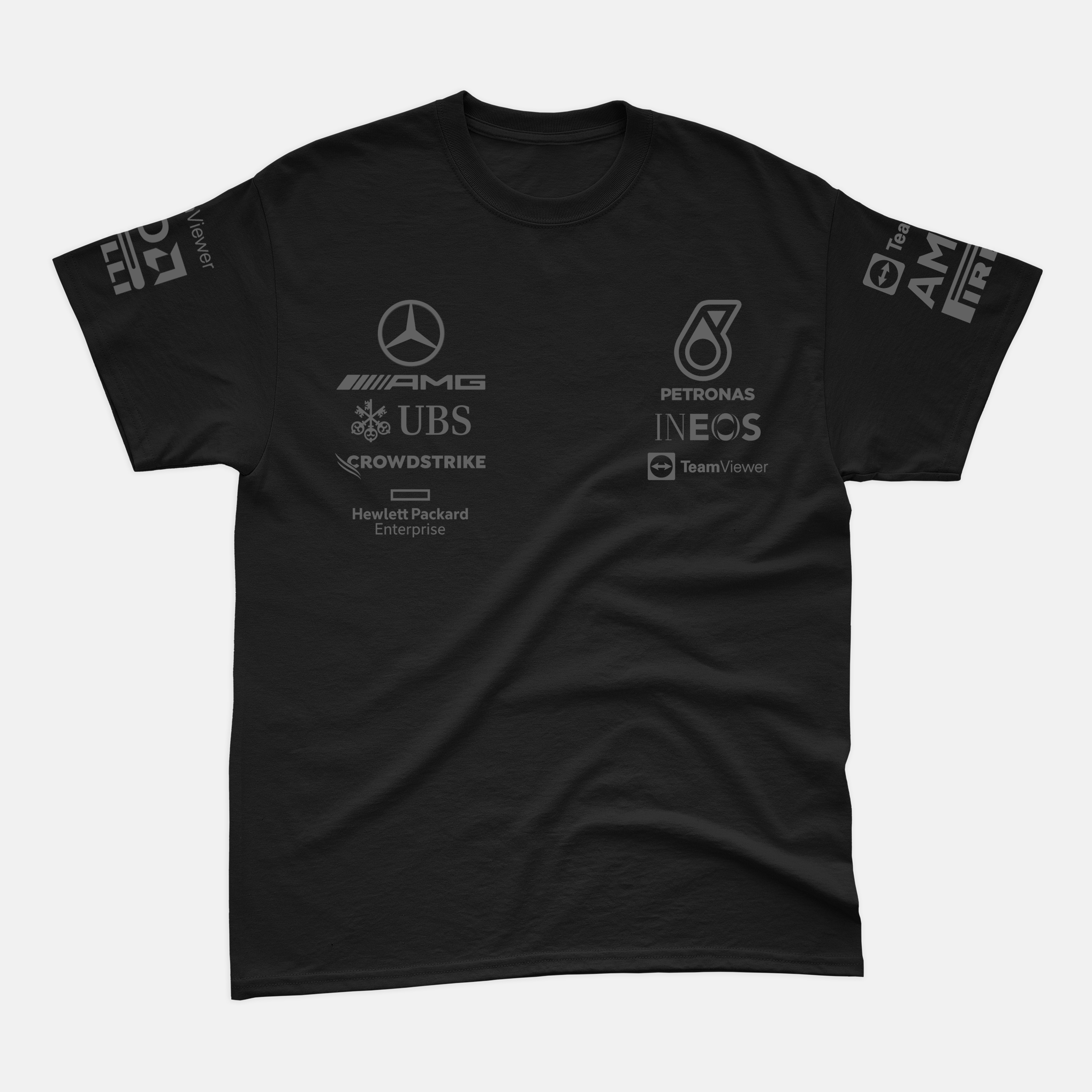 Camiseta Russell Mercedes AMG 2023 All Black