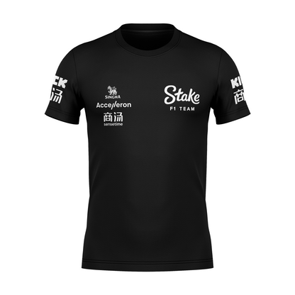 Camiseta DryFit Zhou Stake Sauber 2024 Preta