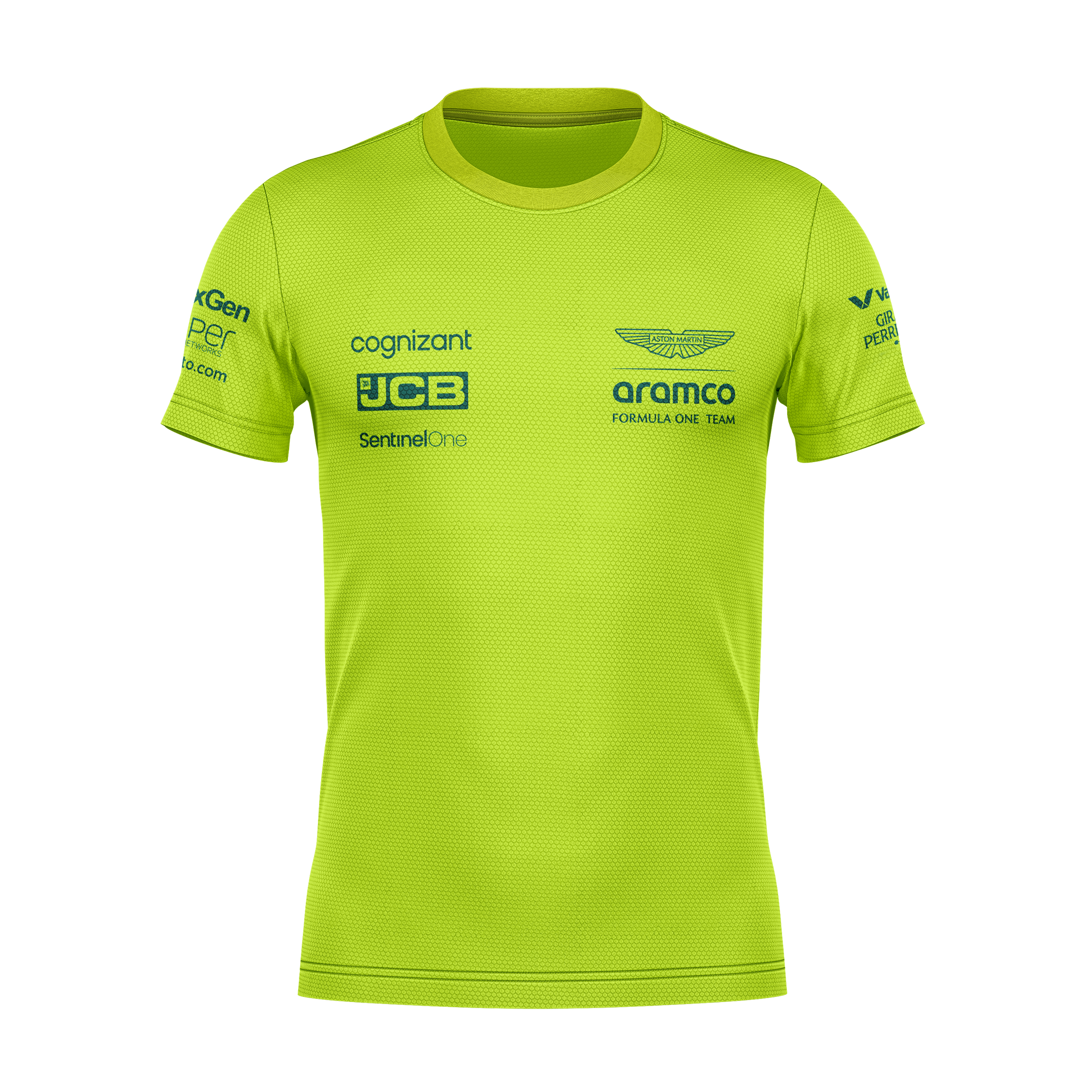 Camiseta DryFit Fernando Alonso Aston Martin 2024 Verde Neon