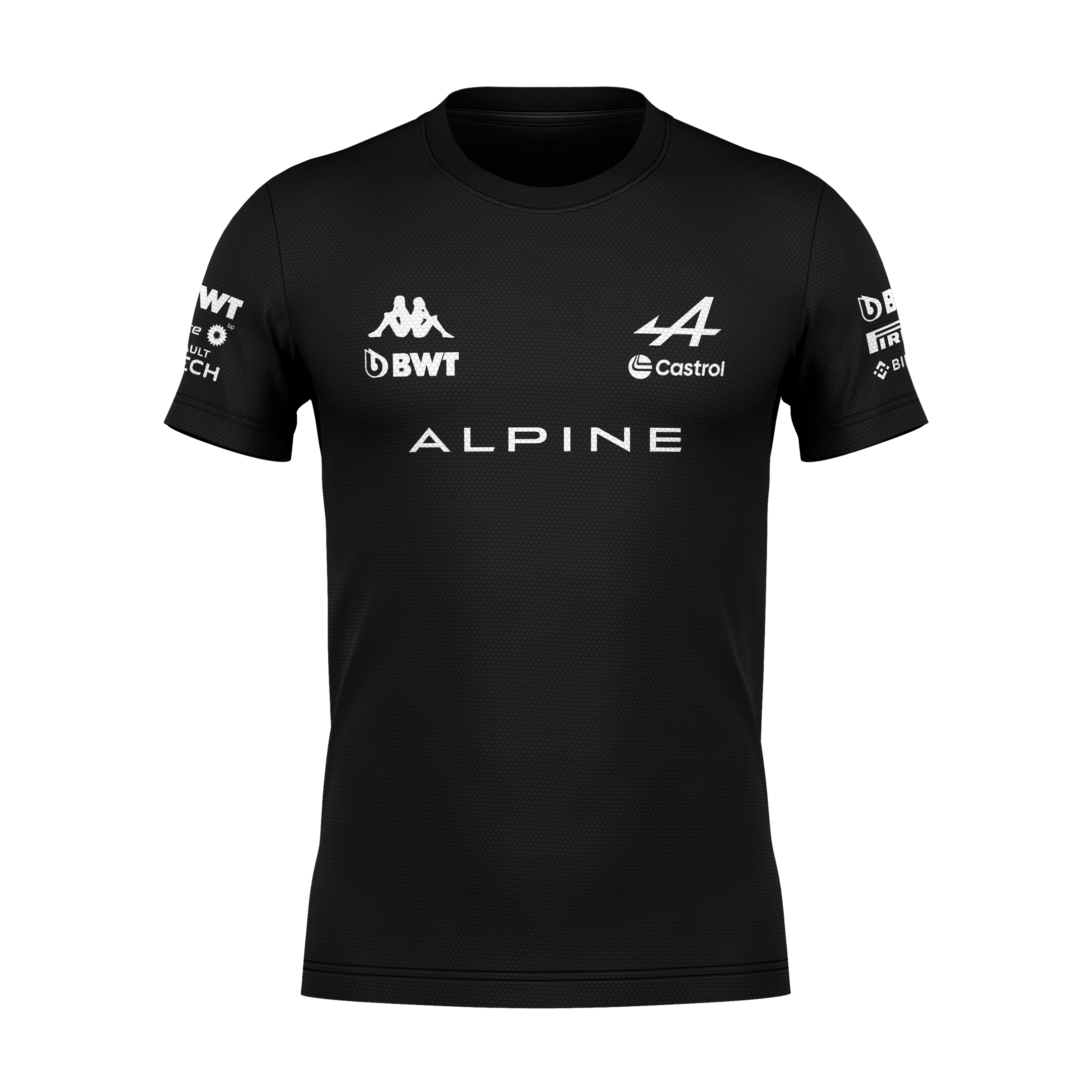 Camiseta DryFit Pierre Gasly Alpine 2024 Preta