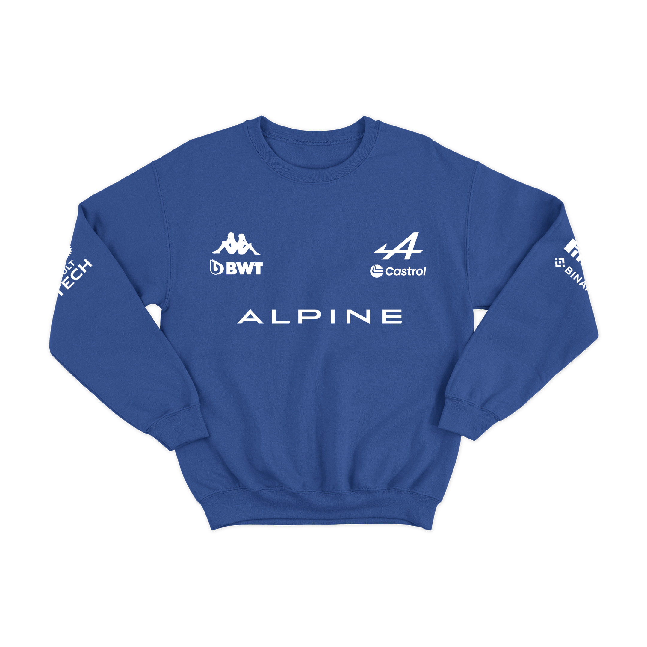 Moletom Alpine Azul Royal 2024 Esteban Ocon