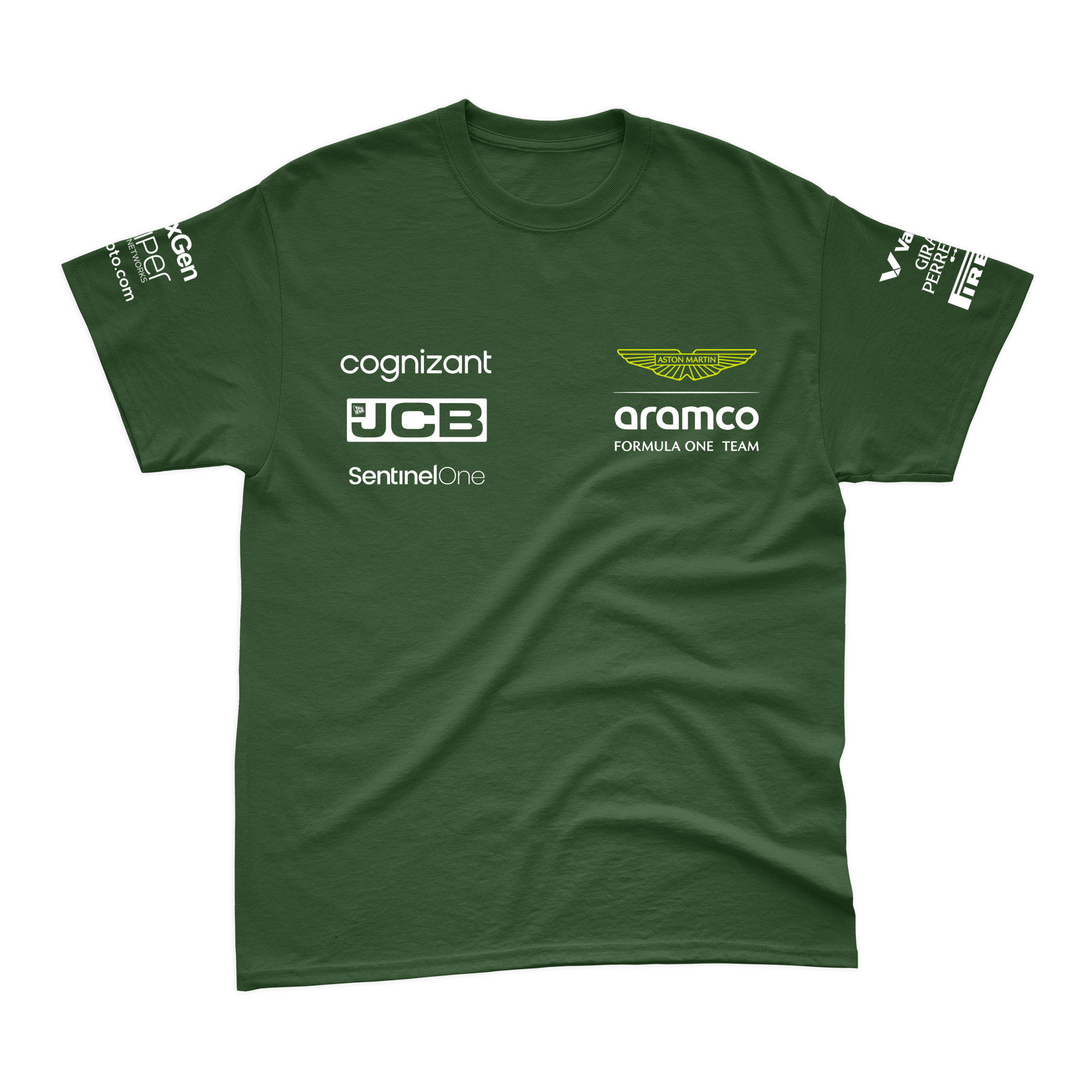 Camiseta Algodão Aston Martin 2024 Verde