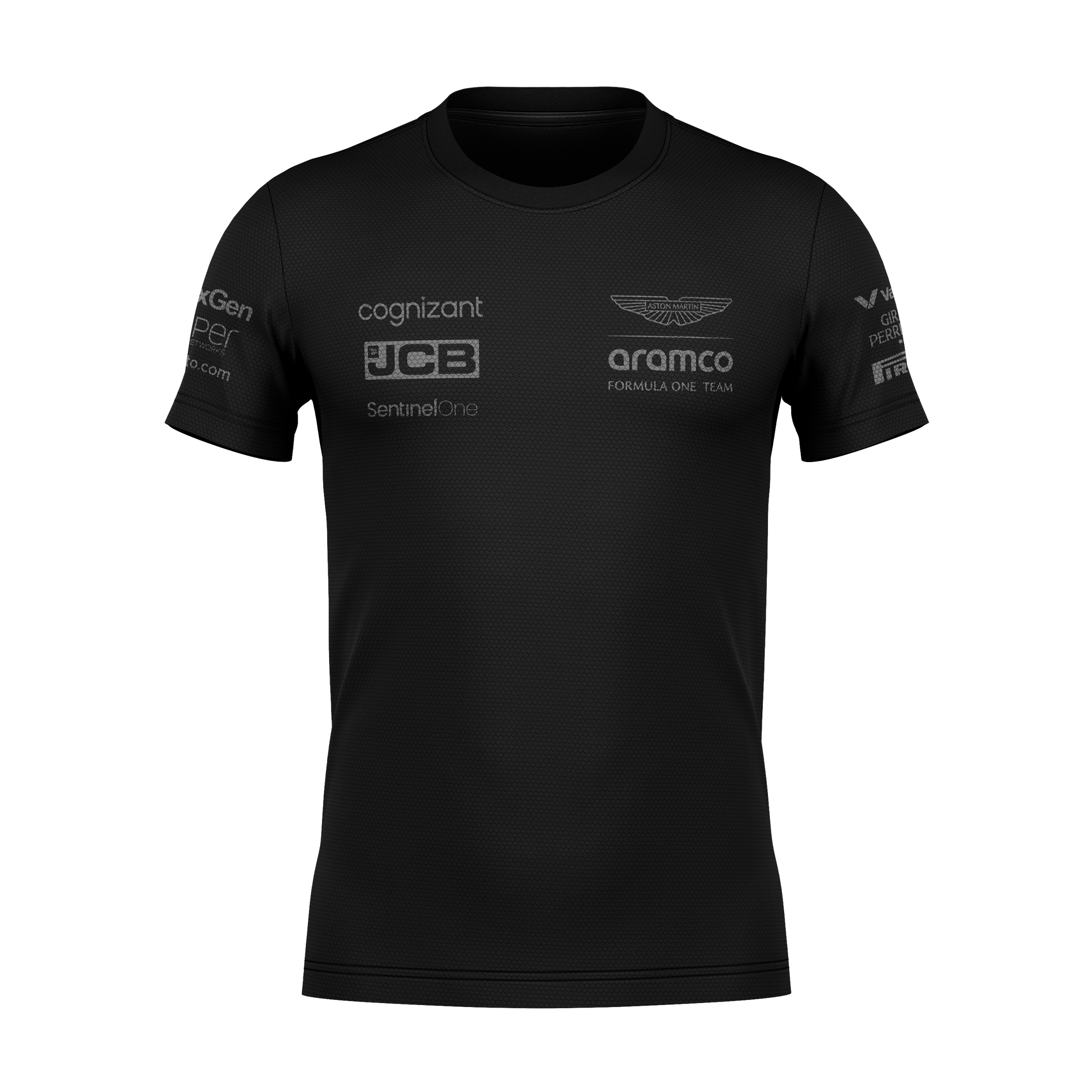 Camiseta DryFit Fernando Alonso Aston Martin 2024 All Black