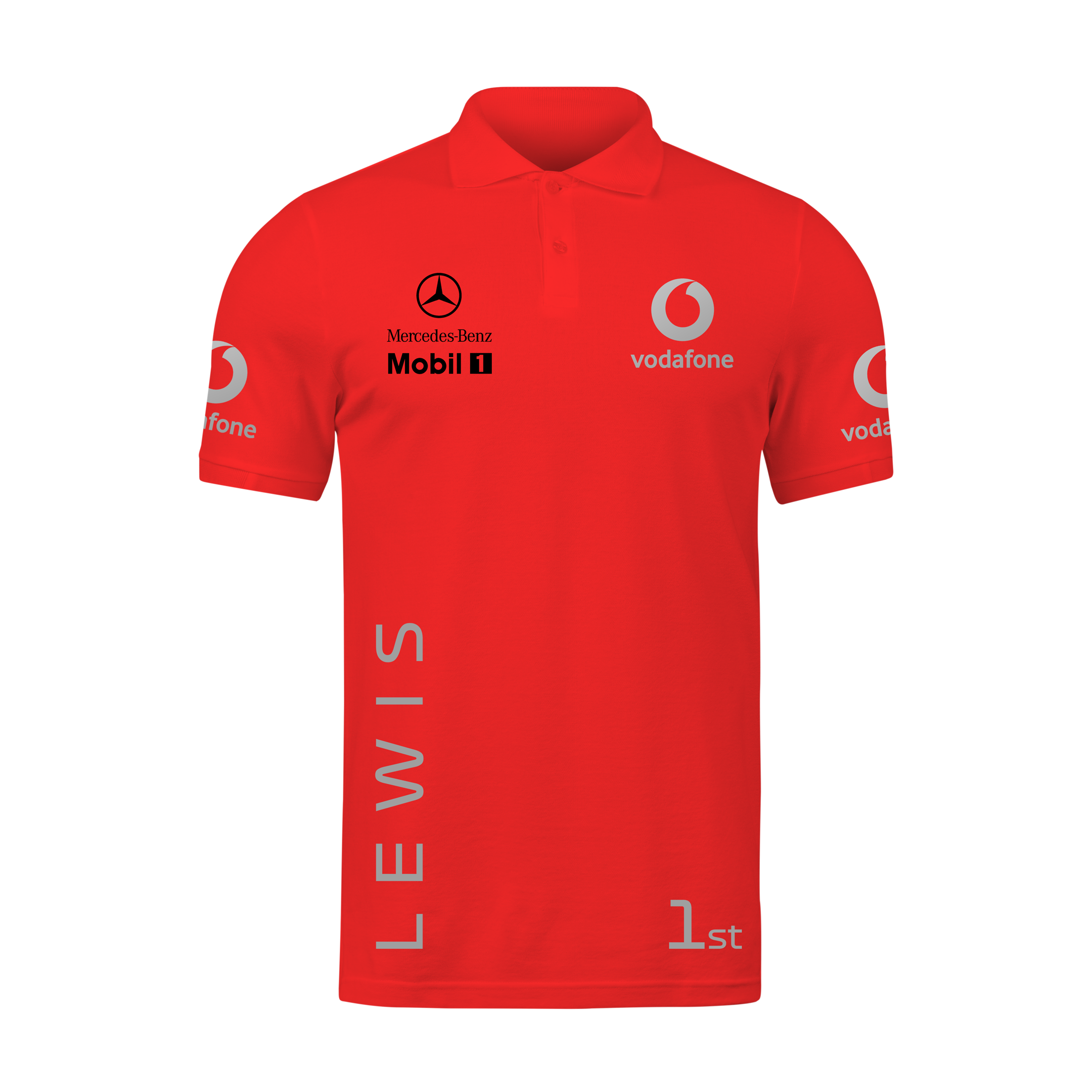 Camisa Polo Lewis Hamilton McLaren Vodafone 2008 WDC