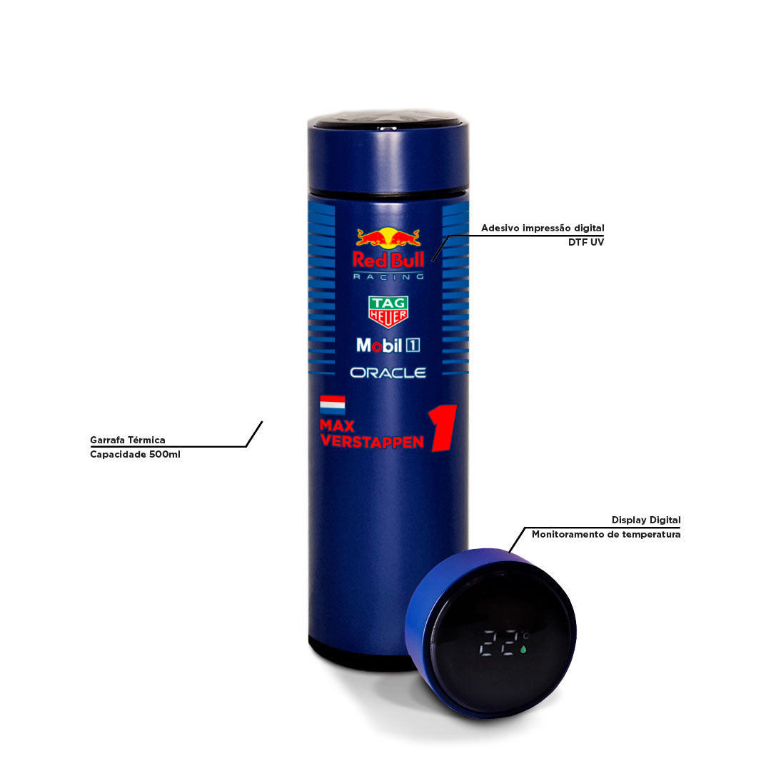 Garrafa Termica Autofãs Redbull Max Verstappen 2025