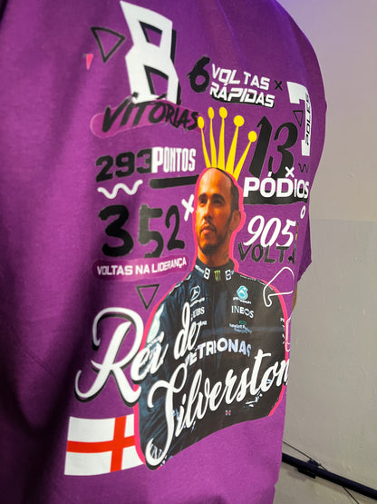 Camiseta Moments Lewis Hamilton Rei de Silverstone