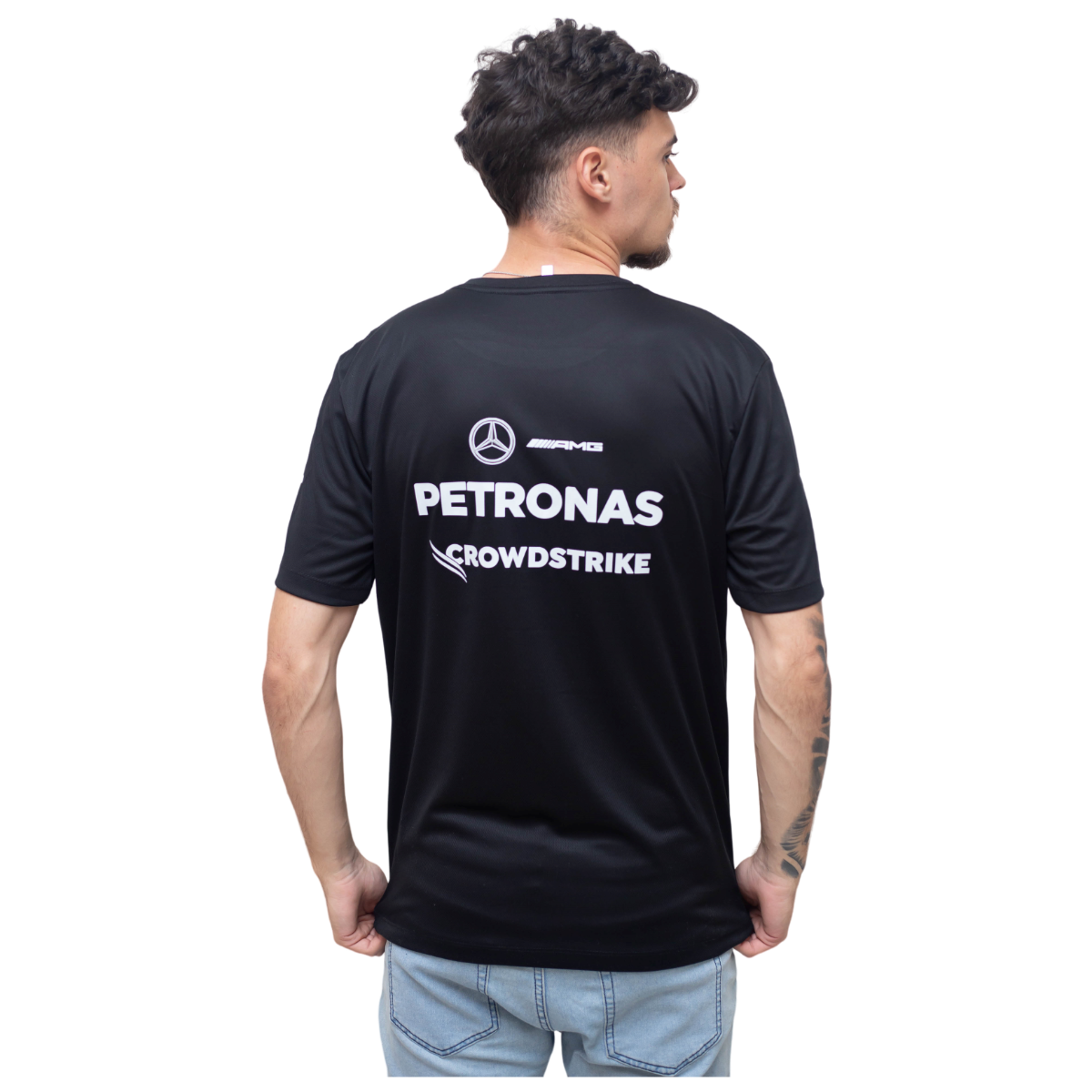 Camiseta DryFit  Mercedes 2024 Preta