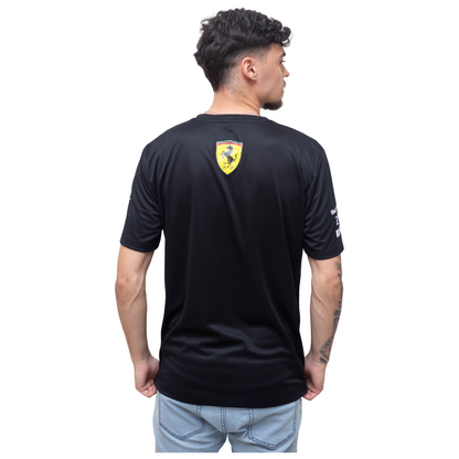 Camiseta DryFit Scuderia Ferrari 2024 Preta SALDÃO FV