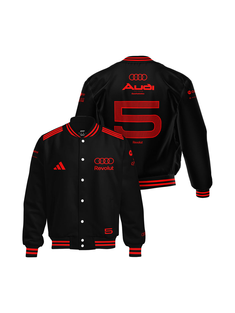 Jaqueta Audi Gabriel Bortoleto Red&Black 2026