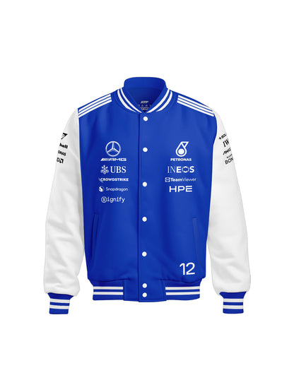 Jaqueta Mercedes F1 Team Kimi Antonelli Azul Royal