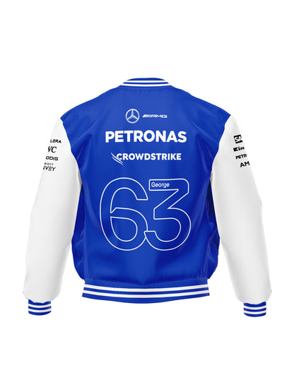Jaqueta Mercedes F1 Team George Russell Azul Royal
