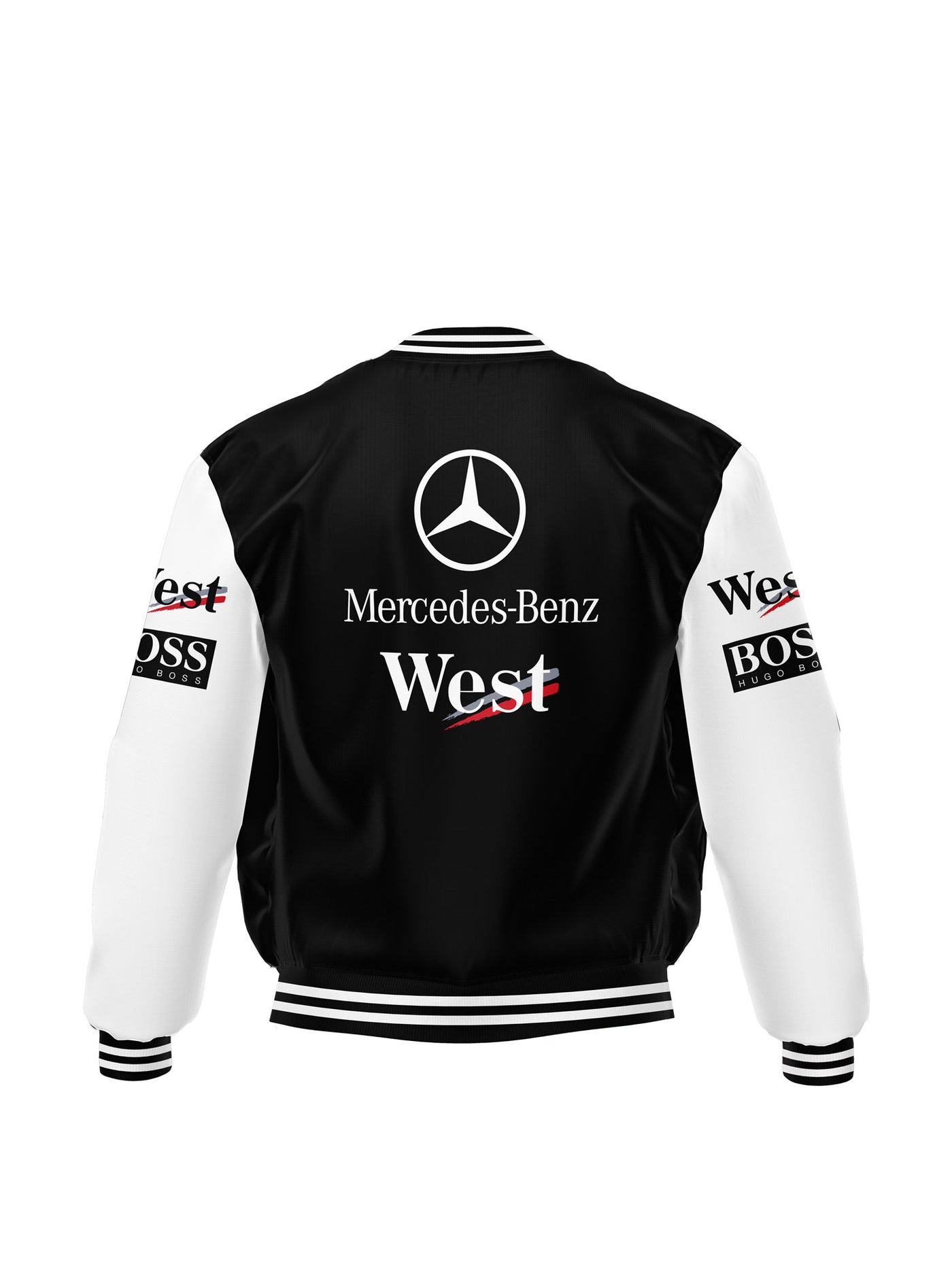 Jaqueta Mclaren West Mercedes Retrô