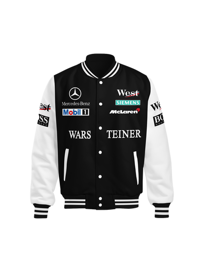 Jaqueta Mclaren West Mercedes Retrô