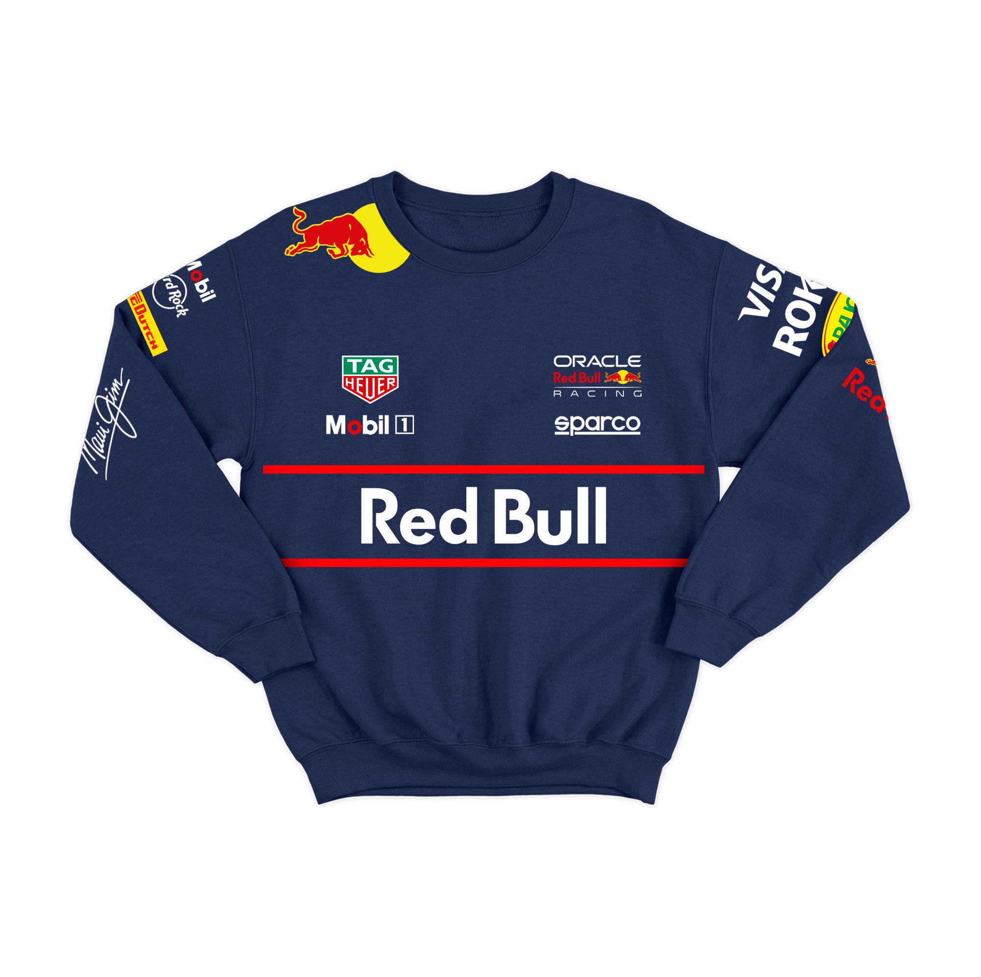 Moletom Red Bull Max Verstappen 2025 Azul Marinho