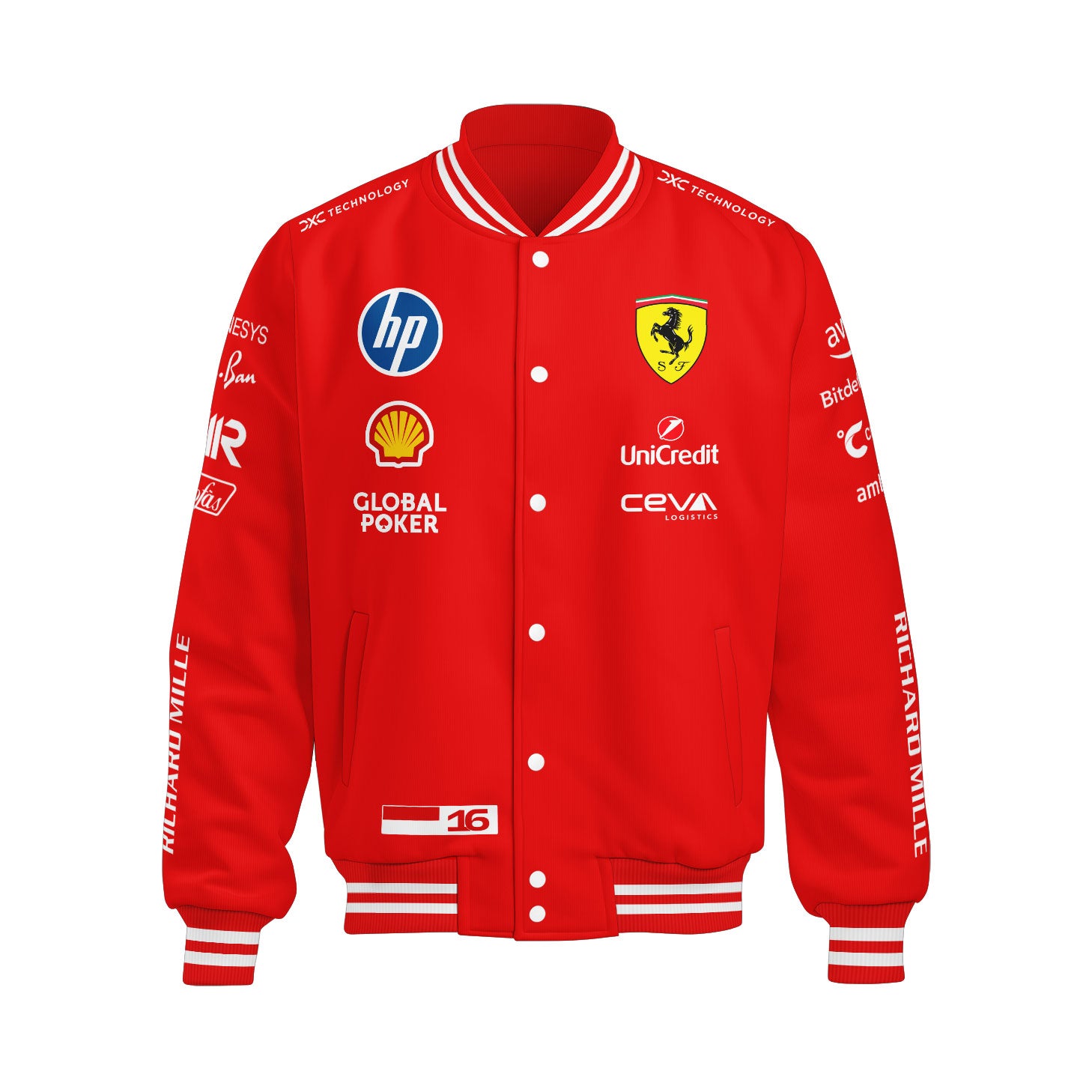 Jaqueta Scuderia Ferrari 2025 Charles Leclerc