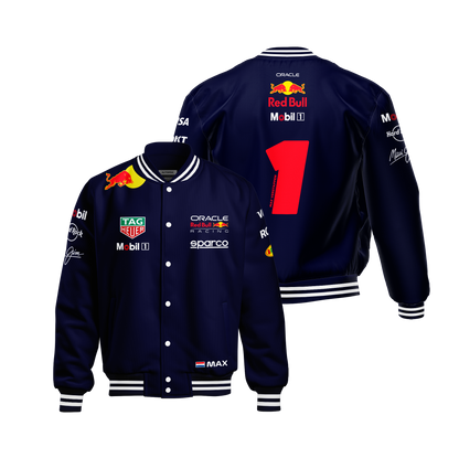 Jaqueta Red Bull Max Verstappen 2025 Azul Marinho