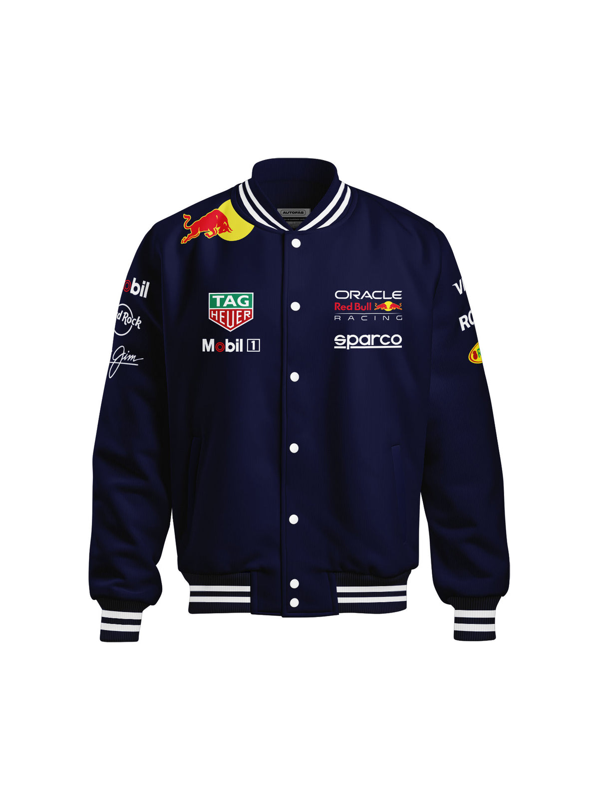Jaqueta Red Bull Equipe 2025 Azul Marinho