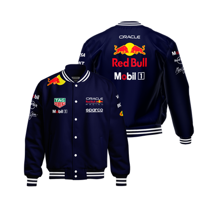 Jaqueta Red Bull Equipe 2025 Azul Marinho