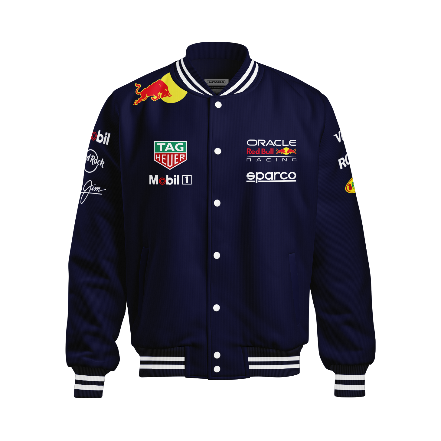 Jaqueta Red Bull Equipe 2025 Azul Marinho