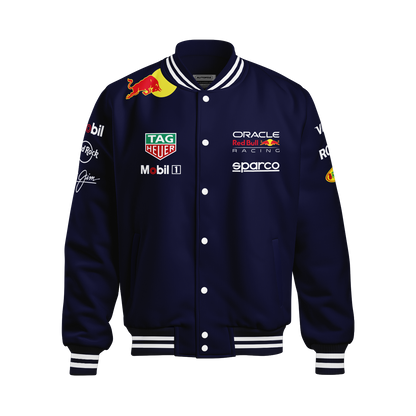 Jaqueta Red Bull Equipe 2025 Azul Marinho