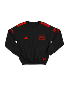 Moletom Gabriel Bortoleto Red&Black Audi F1 2026 Preto