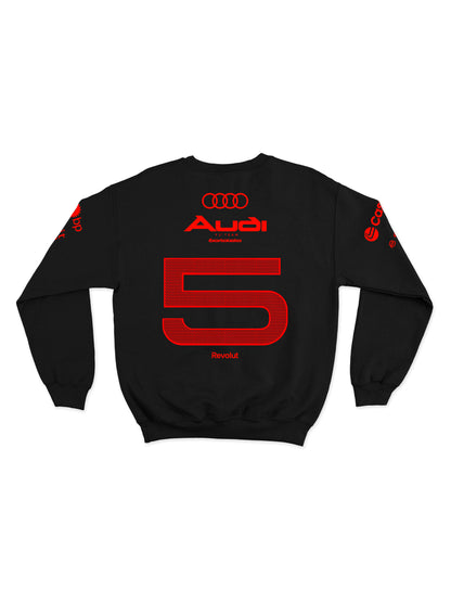 Moletom Gabriel Bortoleto Red&Black Audi F1 2026 Preto