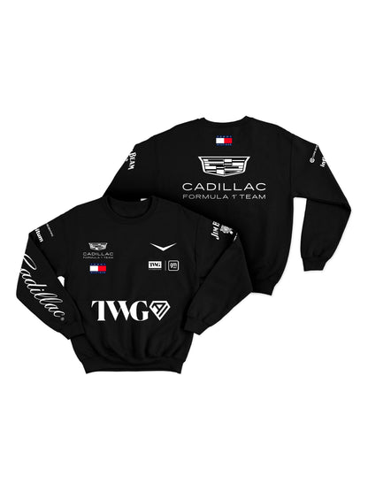 Moletom Careca Cadillac F1 Equipe Preto