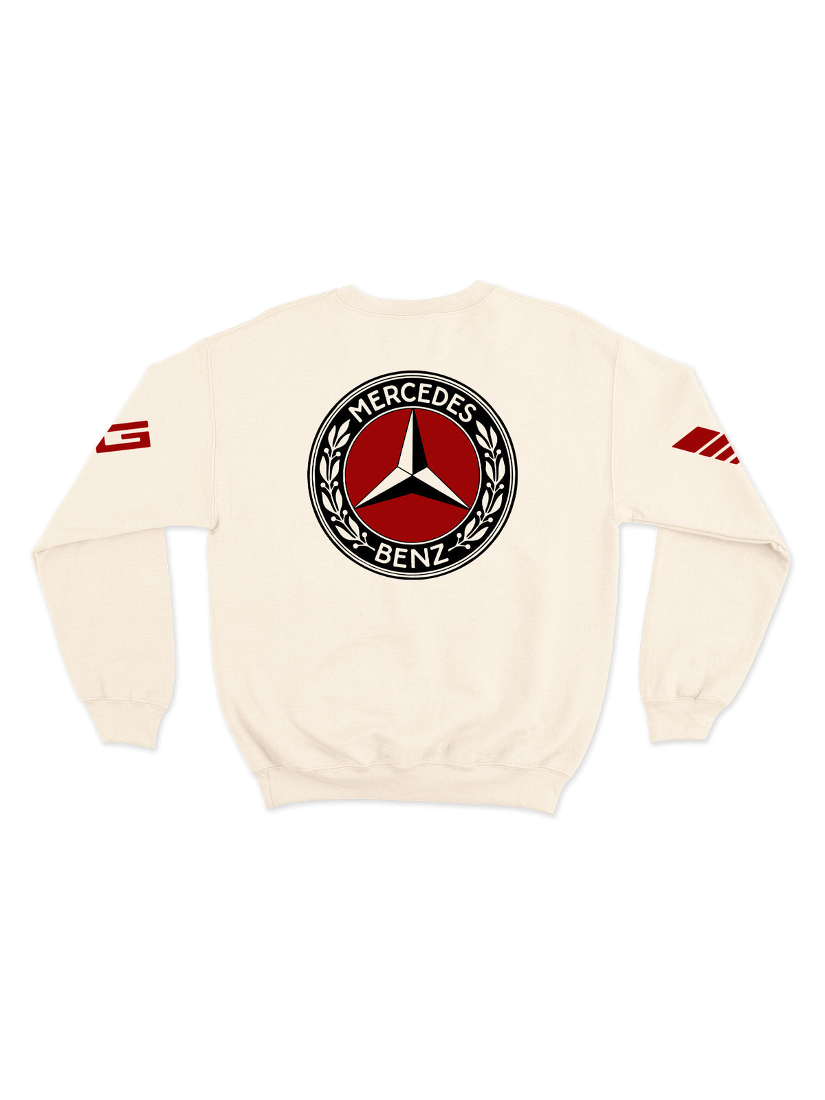 Moletom Mercedes AMG Retrô Logo Off White