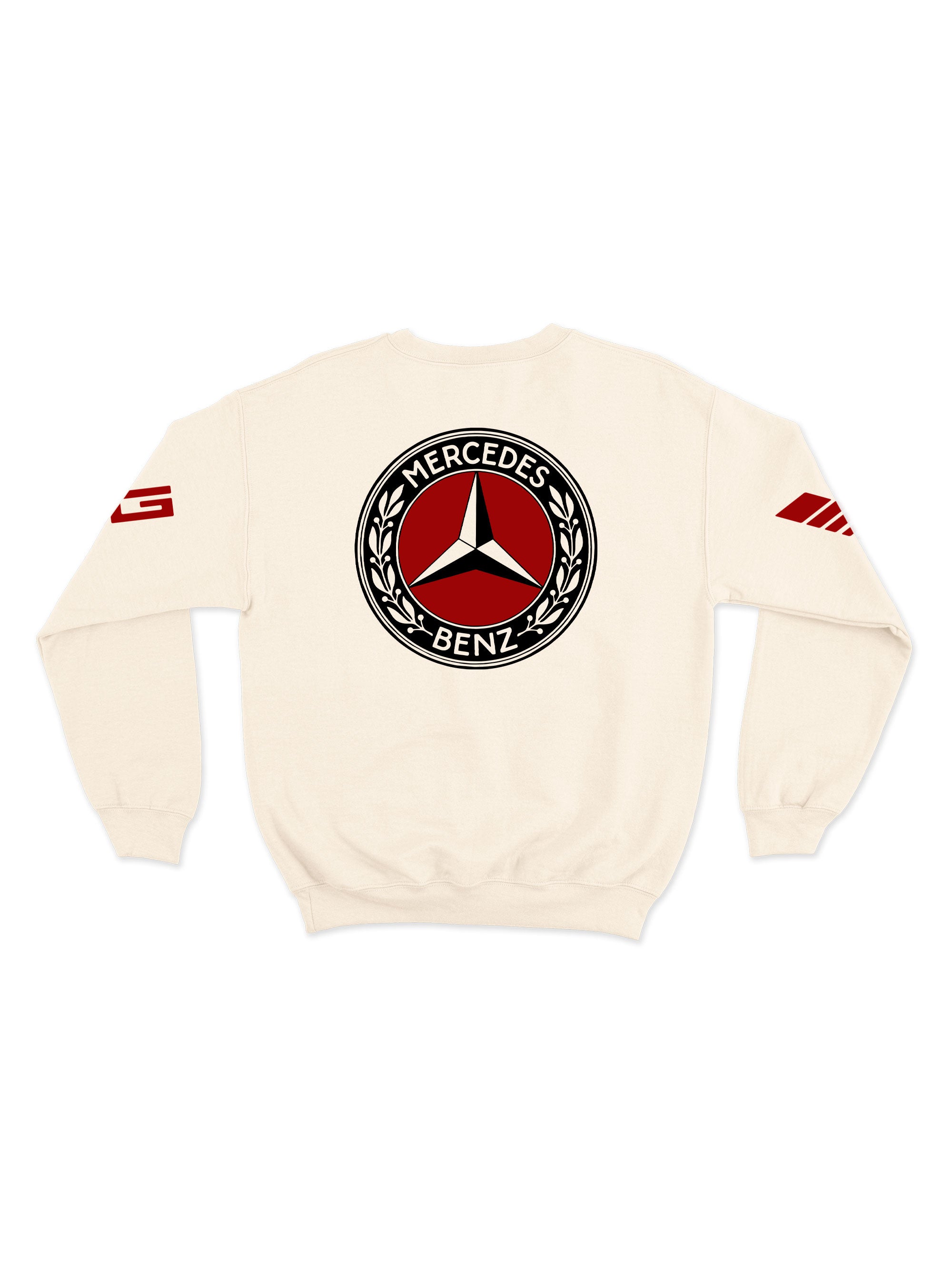 Moletom Mercedes AMG Retrô Logo Off White