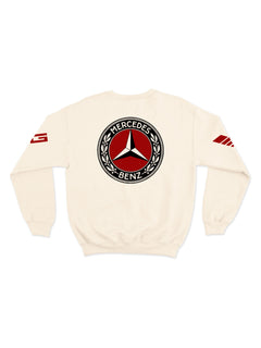 Moletom Mercedes AMG Retrô Logo Off White