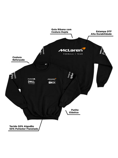Moletom Mclaren 2024 Preto