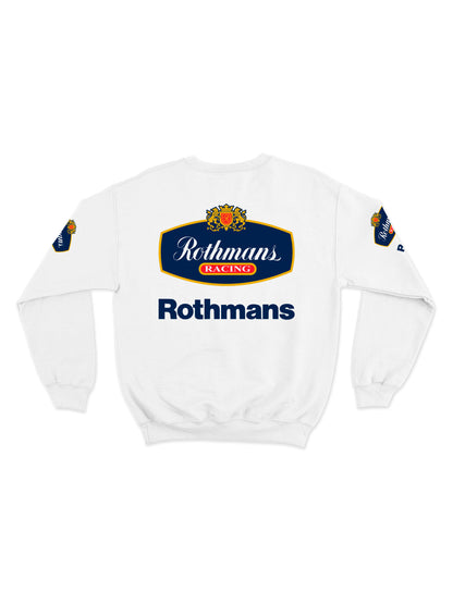 Moletom Williams Retrô Rothmans Racing Branco