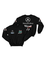 Moletom Mclaren West Mercedes Retrô Preto
