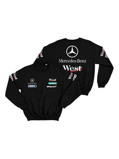 Moletom Mclaren West Mercedes Retrô Preto