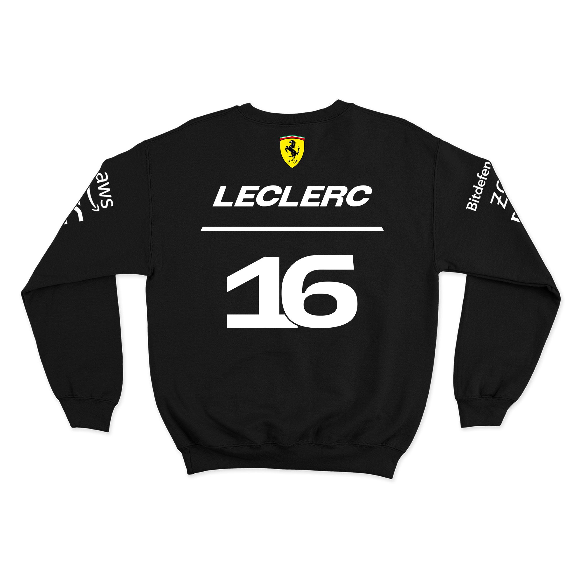 Moletom Ferrari Charles Leclerc 2025 Preto