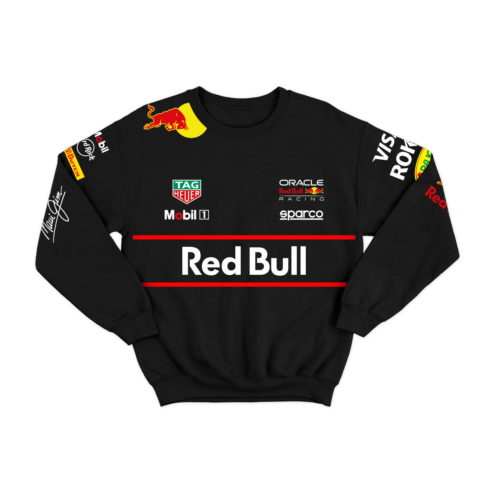 Moletom Red Bull Max Verstappen 2025 Preto