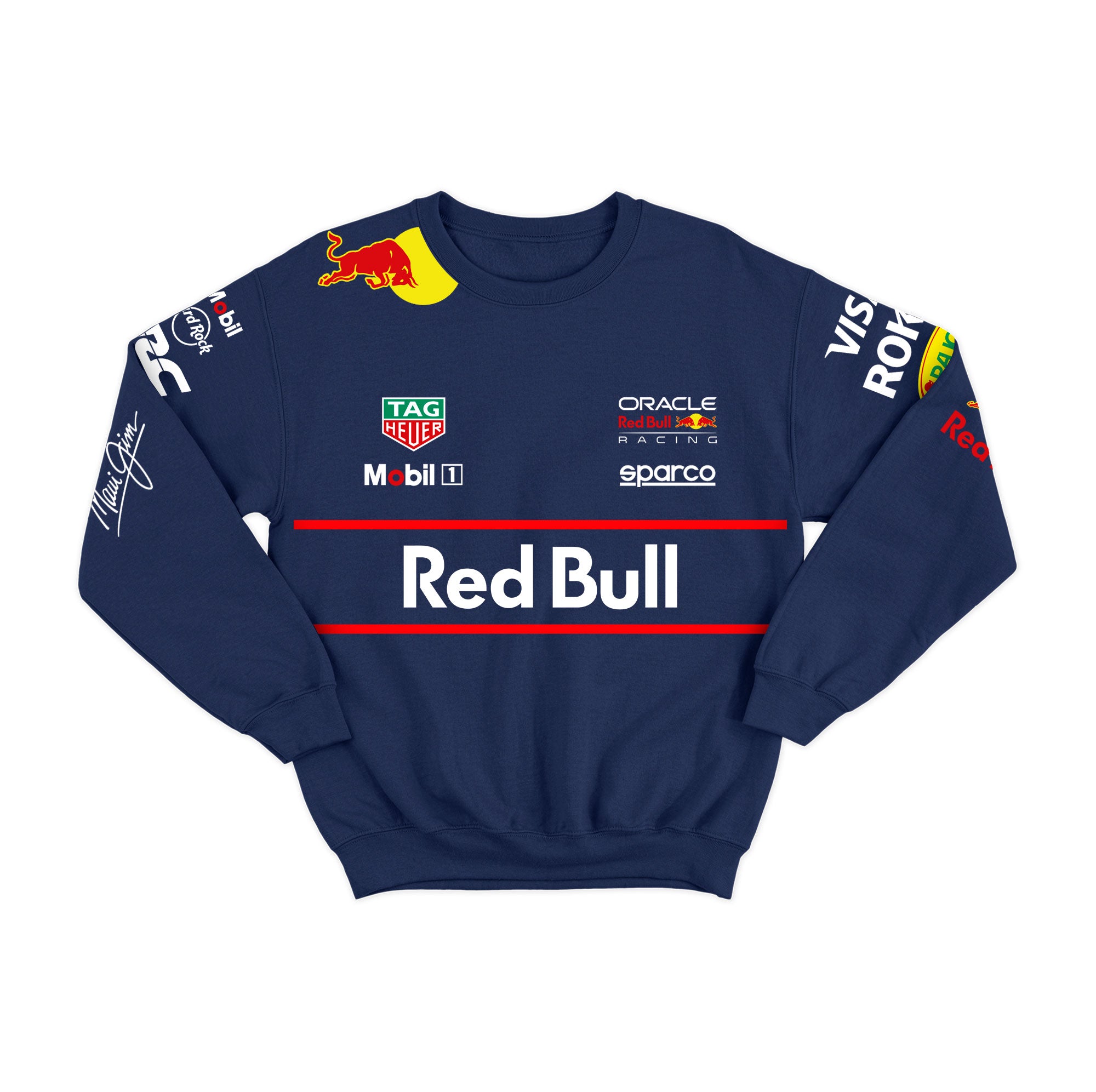 Moletom Red Bull Yuki Tsunoda 2025 Azul Marinho