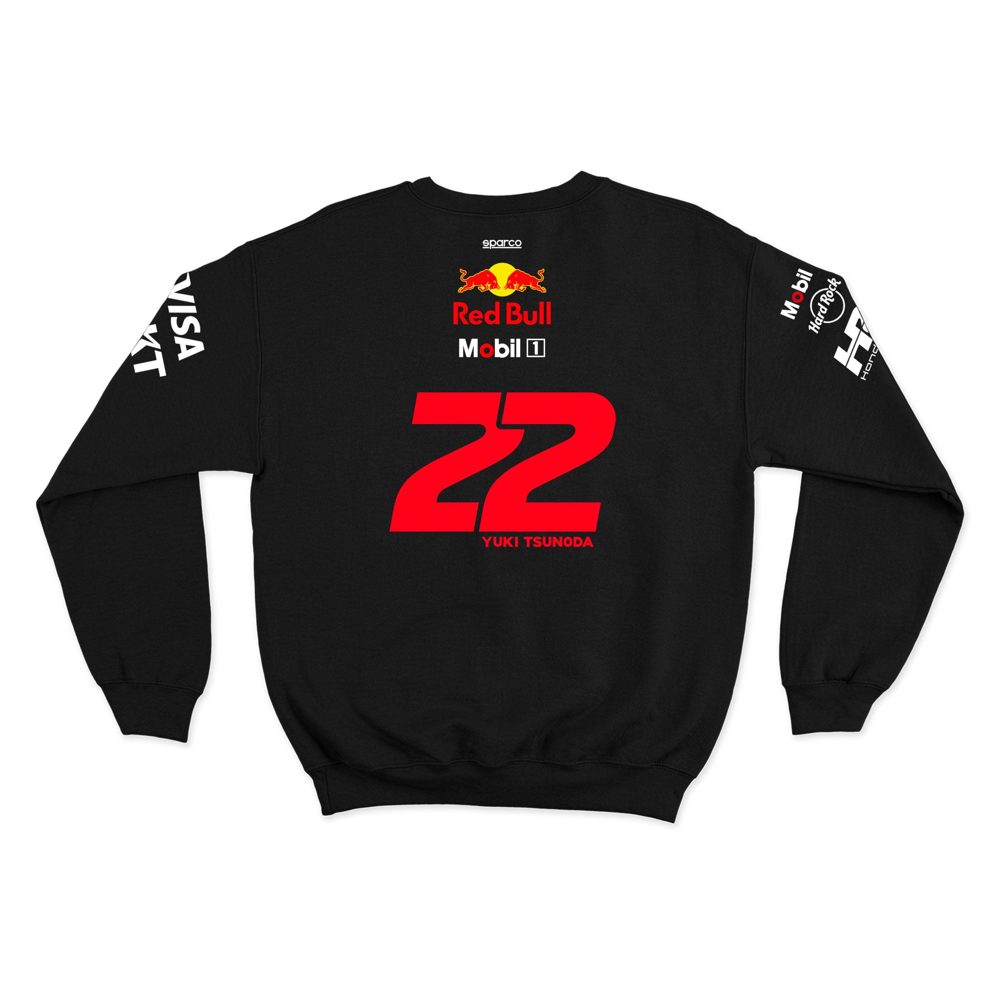 Moletom Red Bull Yuki Tsunoda 2025 Preto