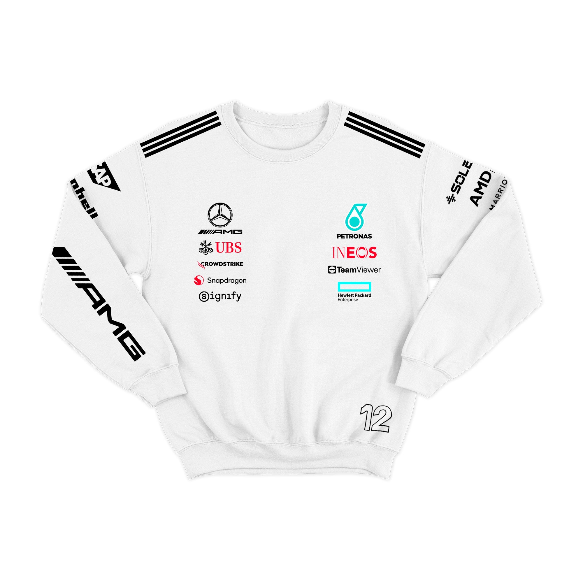 Moletom Mercedes Kimi Antonelli 2025 Branco
