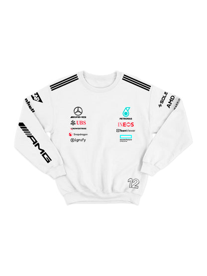 Moletom Mercedes Kimi Antonelli 2025 Branco