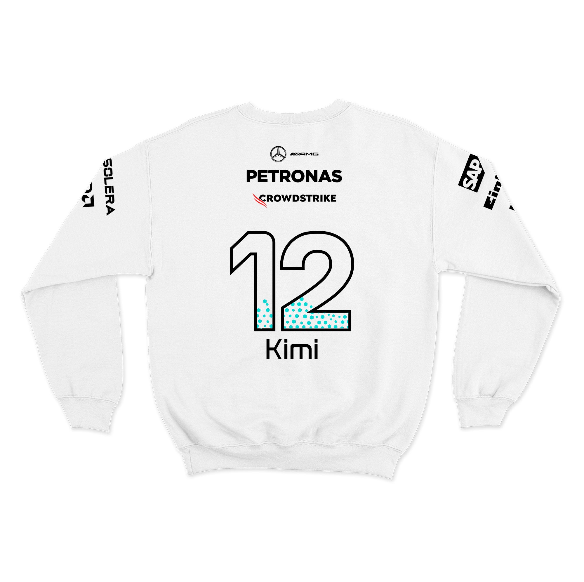 Moletom Mercedes Kimi Antonelli 2025 Branco