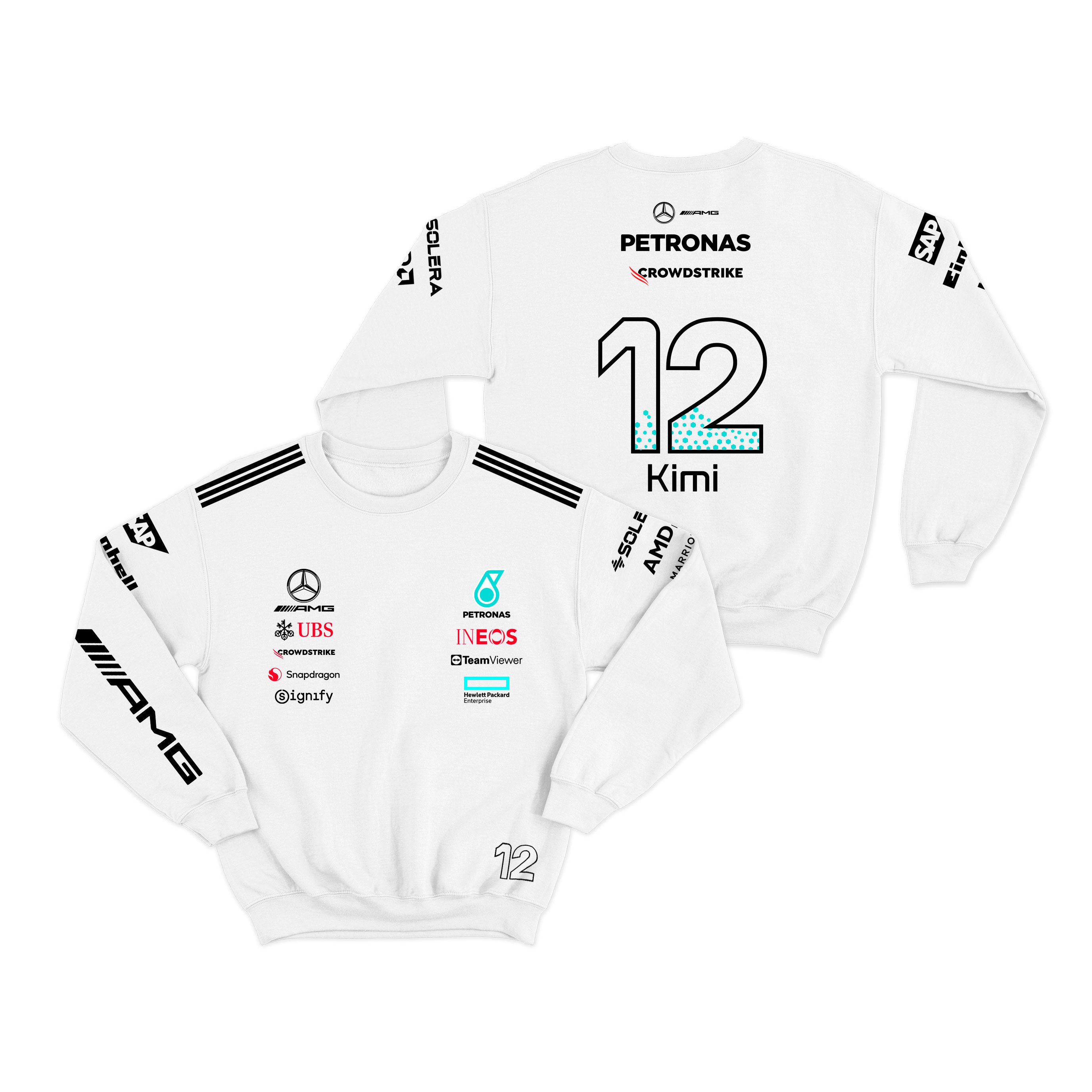 Moletom Mercedes Kimi Antonelli 2025 Branco