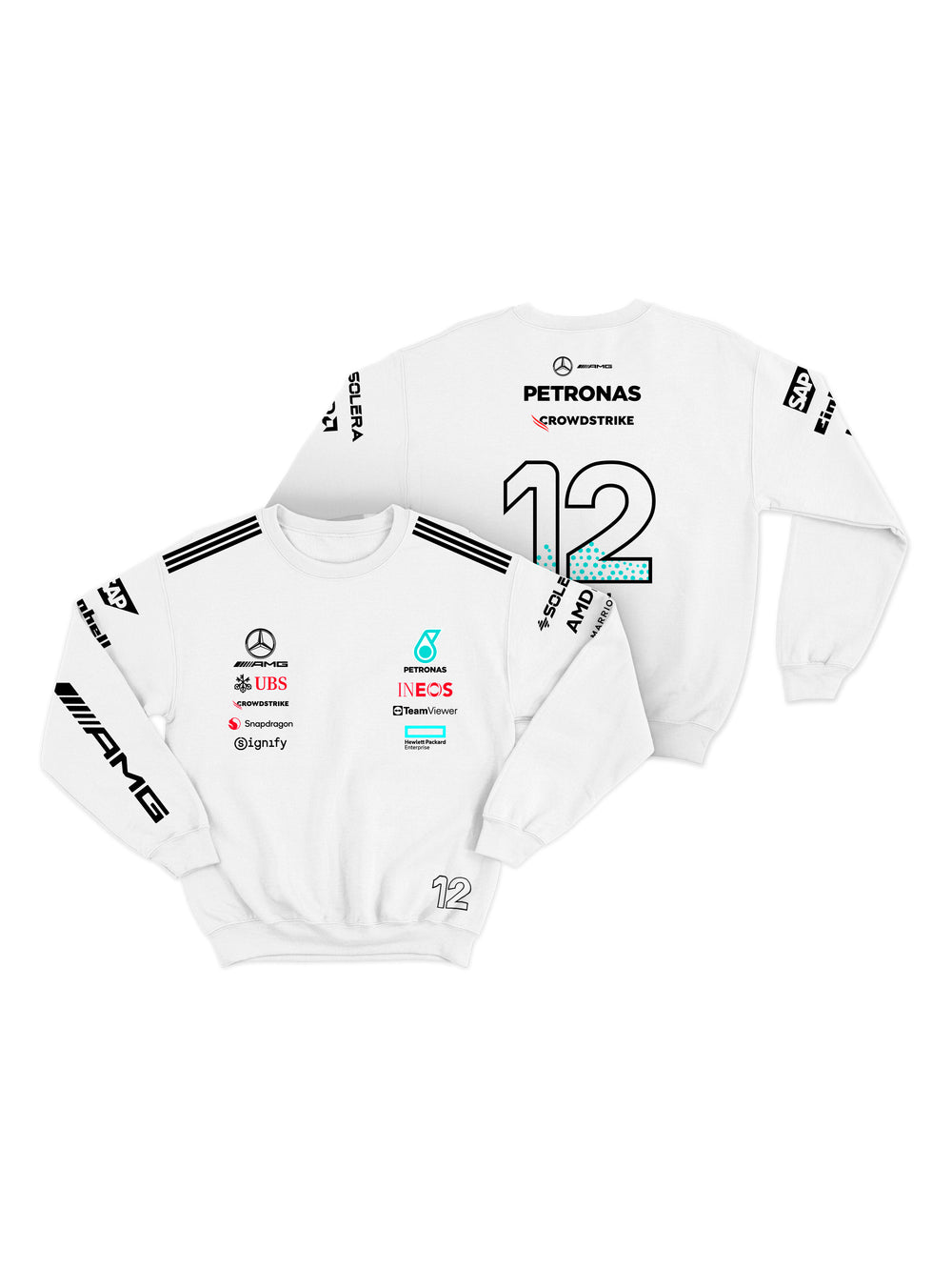 Moletom Mercedes Kimi Antonelli 2025 Branco