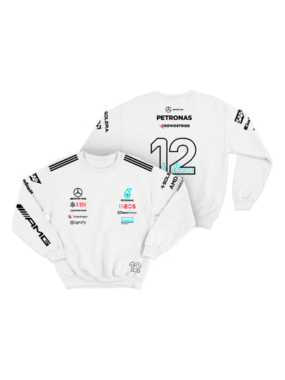 Moletom Mercedes Kimi Antonelli 2025 Branco